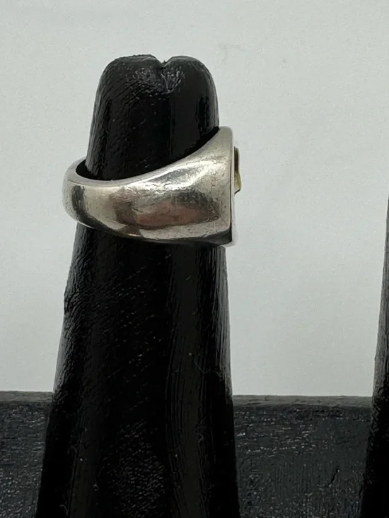 Vintage Moon and Star Mexico 925 Silver Ring - Picture 2 of 14